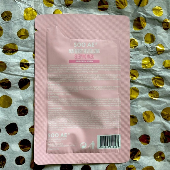 Açaí Berry Revitalizing Sleeping Mask. Restorative overnight mask. - Picture 2 of 2